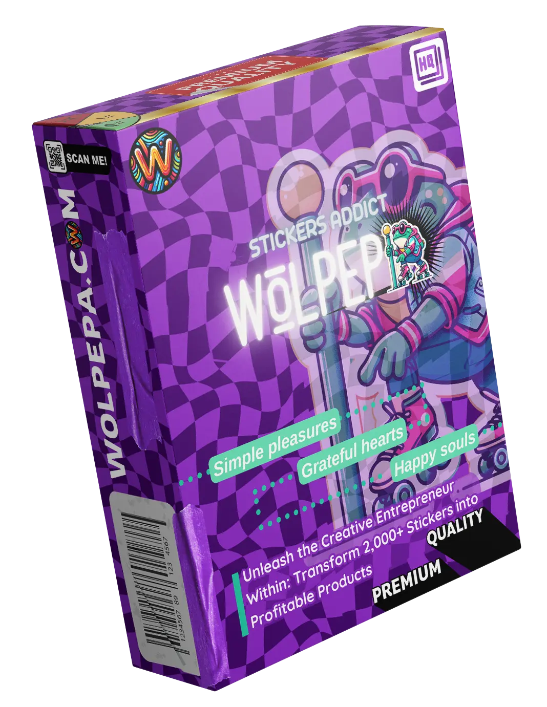 Wolpepa Stickers Addict